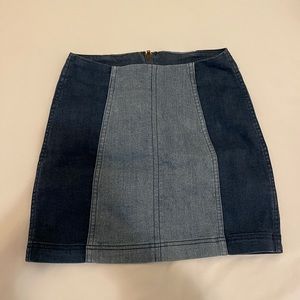 Free People Modern Femme Denim Skirt